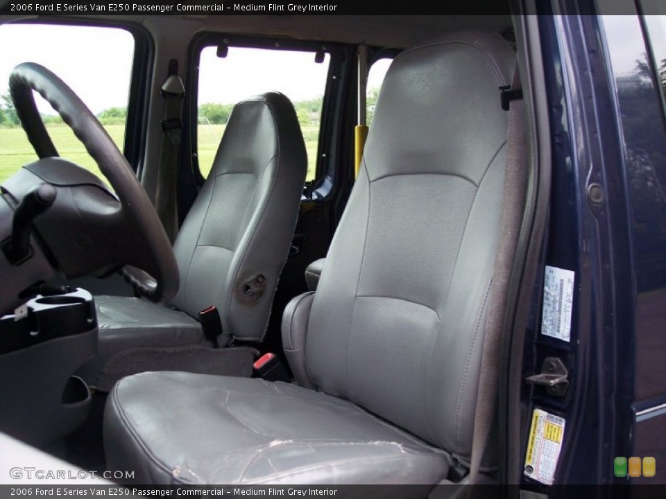 Medium Flint Grey Interior Photo for the 2006 Ford E Series Van E250 Passenger Commercial #50778768