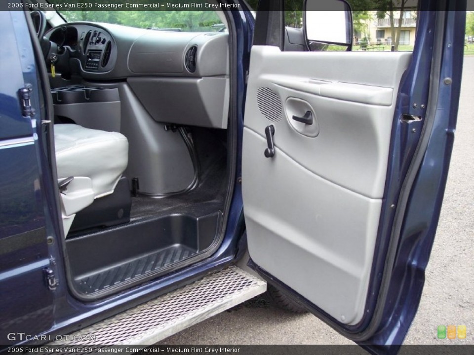 Medium Flint Grey Interior Door Panel for the 2006 Ford E Series Van E250 Passenger Commercial #50778984