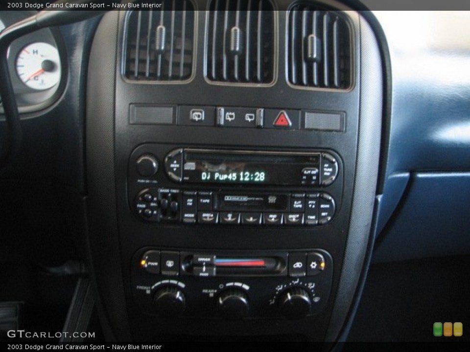 Navy Blue Interior Controls for the 2003 Dodge Grand Caravan Sport #50780064