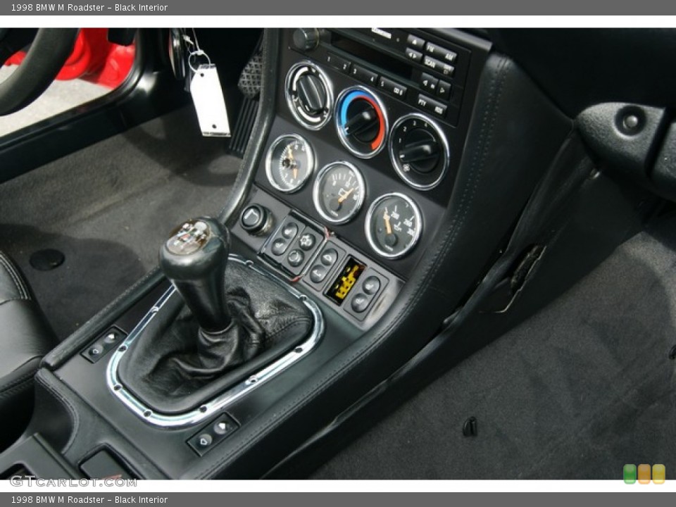 Black Interior Transmission for the 1998 BMW M Roadster #50780796