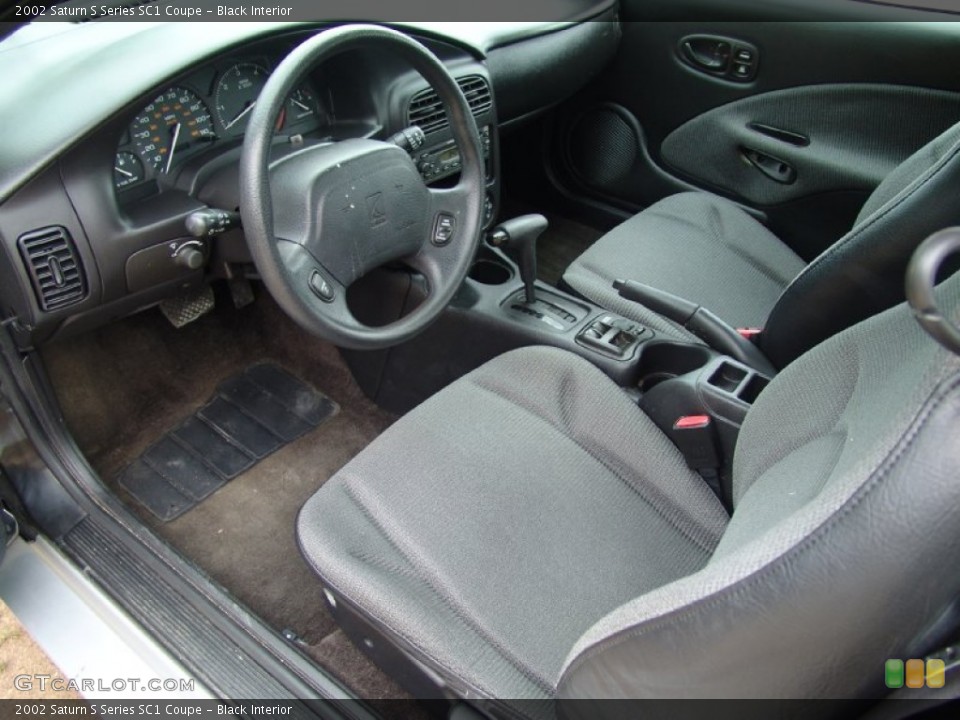 Black Interior Photo for the 2002 Saturn S Series SC1 Coupe #50781651