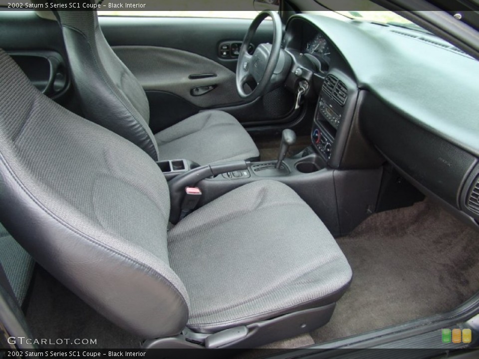 Black Interior Photo for the 2002 Saturn S Series SC1 Coupe #50781681