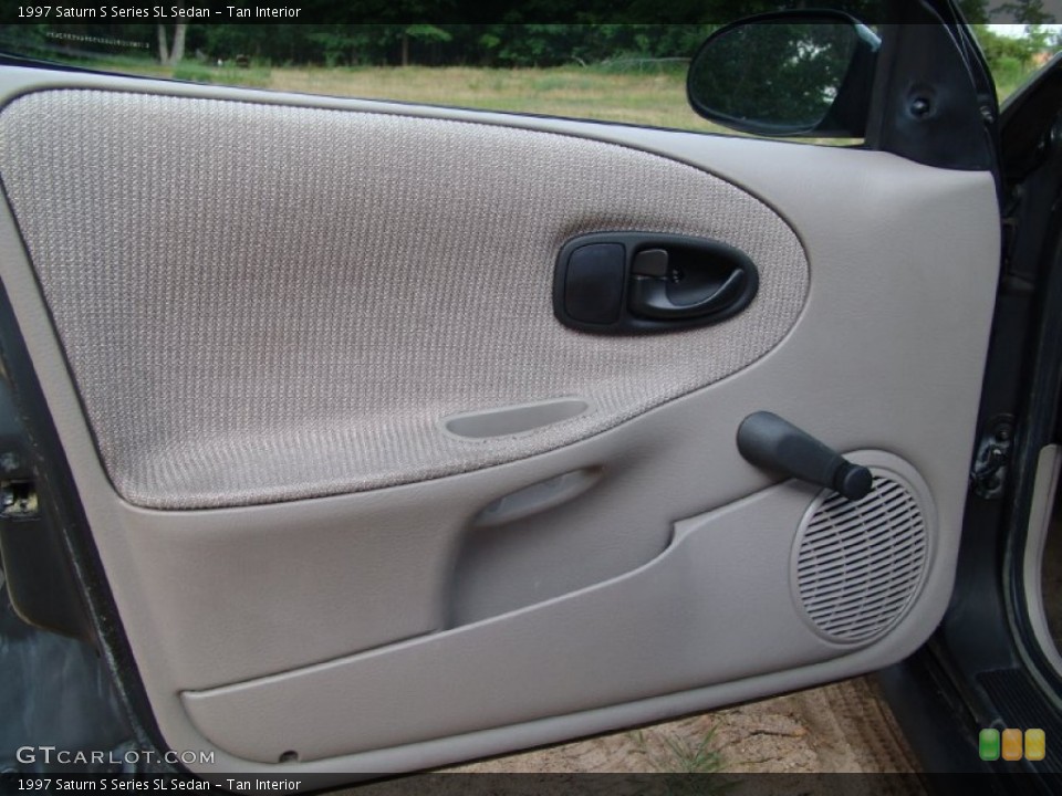 Tan Interior Door Panel for the 1997 Saturn S Series SL Sedan #50781903