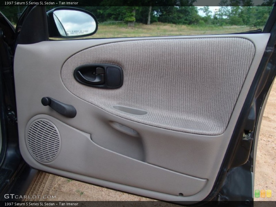 Tan Interior Door Panel for the 1997 Saturn S Series SL Sedan #50781996