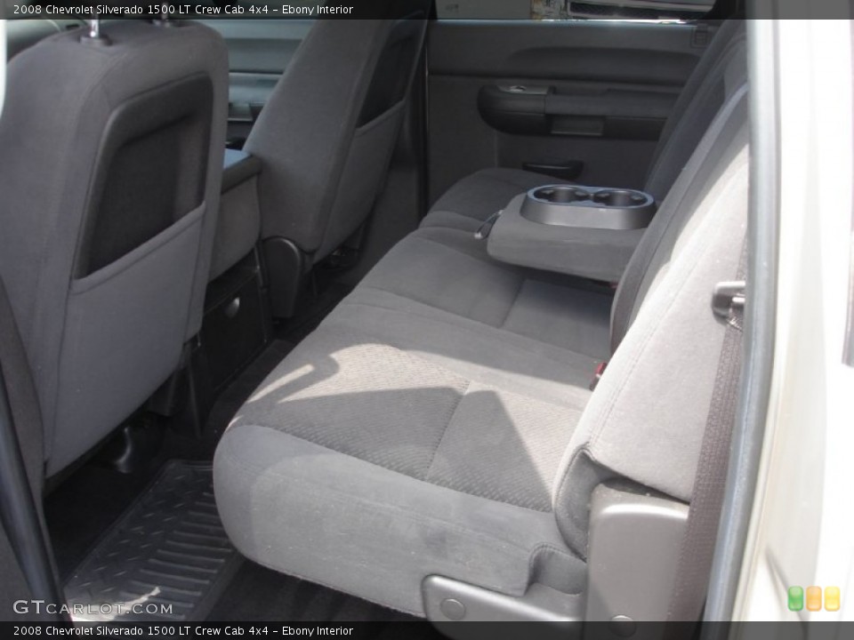 Ebony Interior Photo for the 2008 Chevrolet Silverado 1500 LT Crew Cab 4x4 #50782452