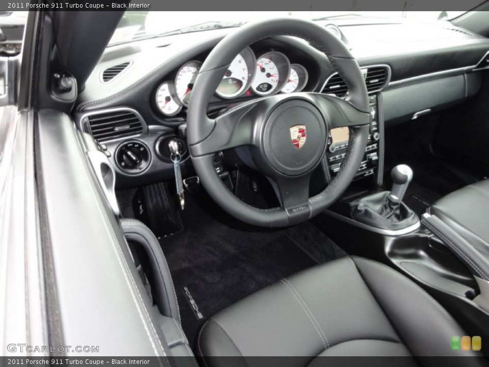 Black Interior Photo for the 2011 Porsche 911 Turbo Coupe #50786799
