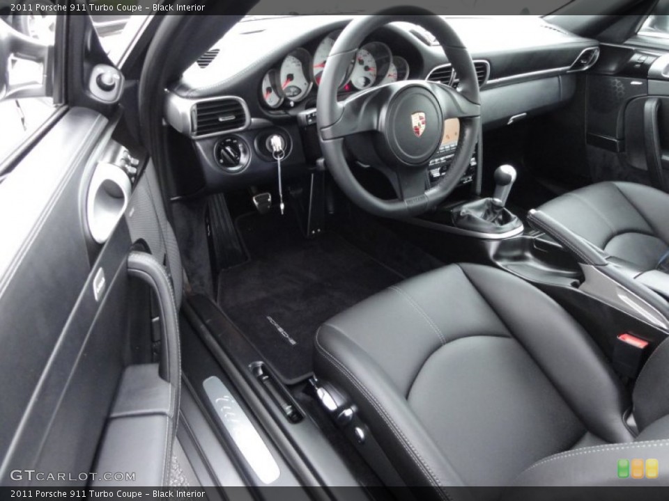 Black Interior Photo for the 2011 Porsche 911 Turbo Coupe #50786814