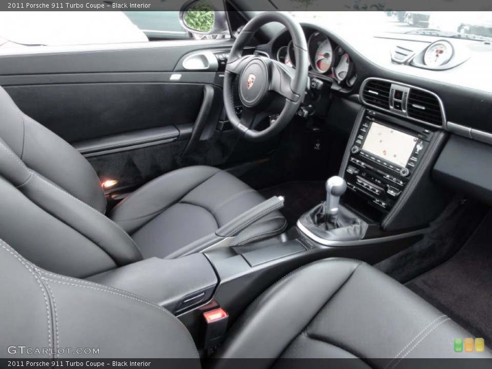 Black Interior Photo for the 2011 Porsche 911 Turbo Coupe #50786907