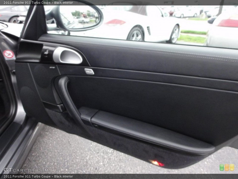 Black Interior Door Panel for the 2011 Porsche 911 Turbo Coupe #50786952