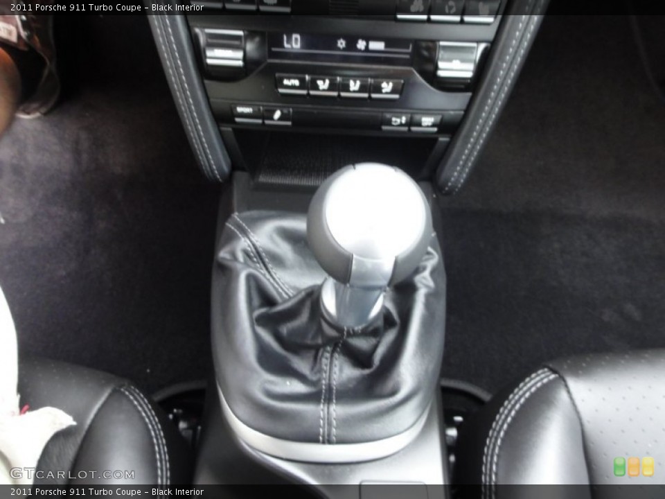 Black Interior Transmission for the 2011 Porsche 911 Turbo Coupe #50787165