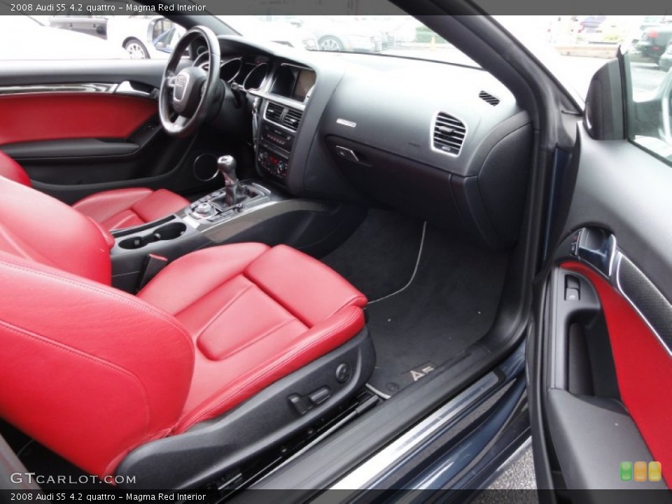 Magma Red Interior Dashboard for the 2008 Audi S5 4.2 quattro #50787480