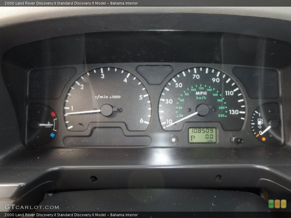 Bahama Interior Gauges for the 2000 Land Rover Discovery II  #50789313