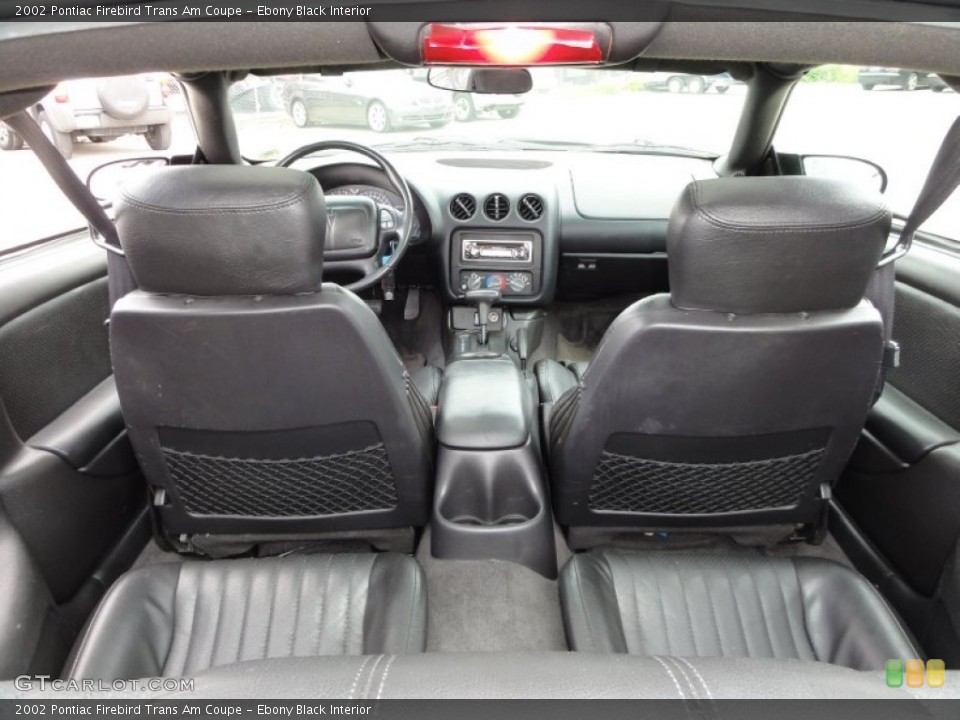 Ebony Black Interior Photo for the 2002 Pontiac Firebird Trans Am Coupe #50792208