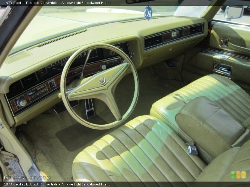Antique Light Sandalwood Interior Prime Interior for the 1973 Cadillac Eldorado Convertible #50793090