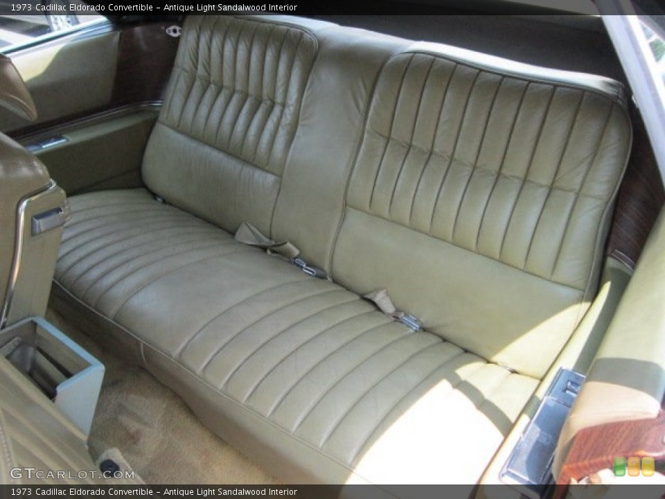 Antique Light Sandalwood Interior Photo for the 1973 Cadillac Eldorado Convertible #50793120