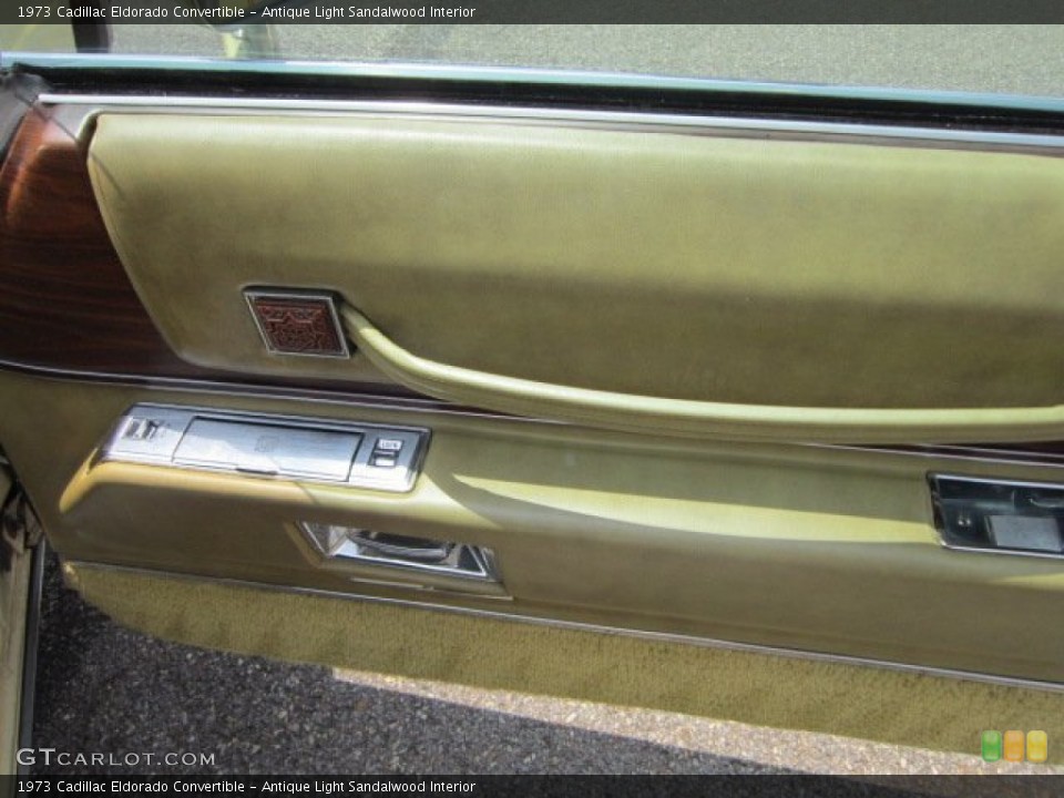 Antique Light Sandalwood Interior Door Panel for the 1973 Cadillac Eldorado Convertible #50793195