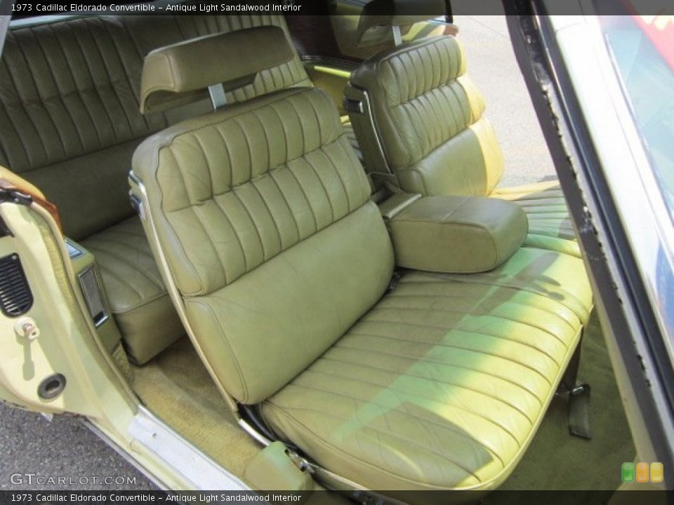 Antique Light Sandalwood Interior Photo for the 1973 Cadillac Eldorado Convertible #50793210