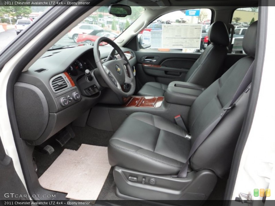 Ebony Interior Photo for the 2011 Chevrolet Avalanche LTZ 4x4 #50793840