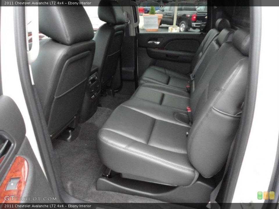 Ebony Interior Photo for the 2011 Chevrolet Avalanche LTZ 4x4 #50793885