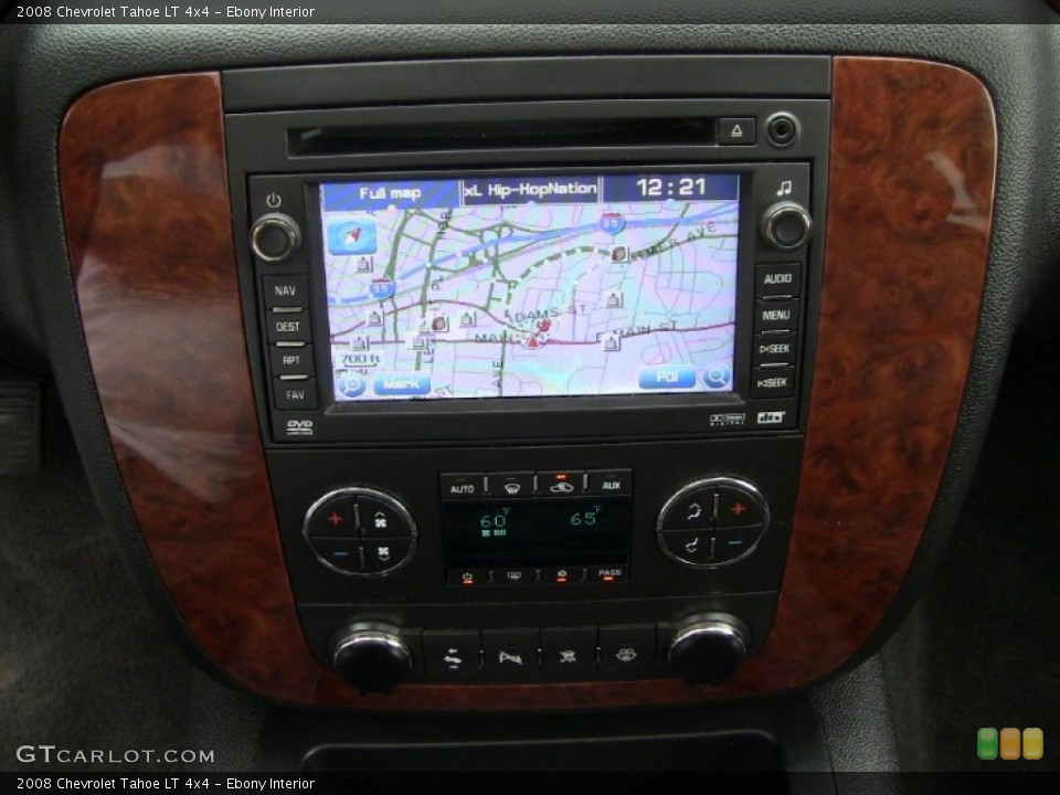 Ebony Interior Navigation for the 2008 Chevrolet Tahoe LT 4x4 #50794113