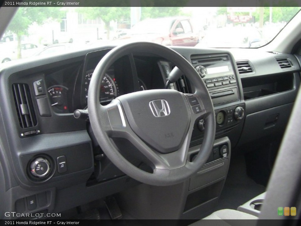 Gray Interior Steering Wheel for the 2011 Honda Ridgeline RT #50794350