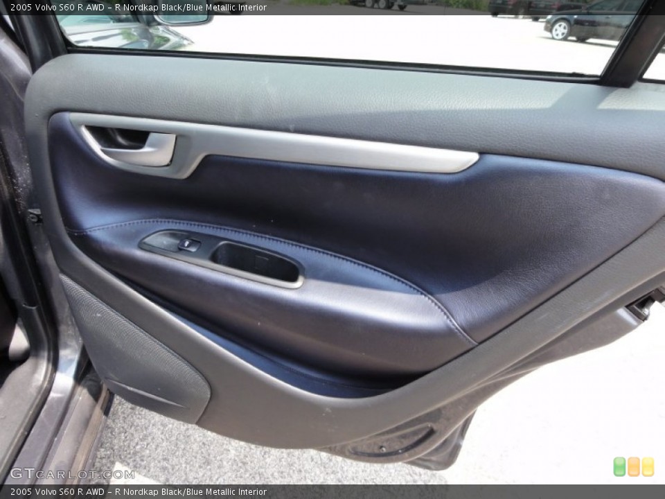 R Nordkap Black/Blue Metallic Interior Door Panel for the 2005 Volvo S60 R AWD #50794647