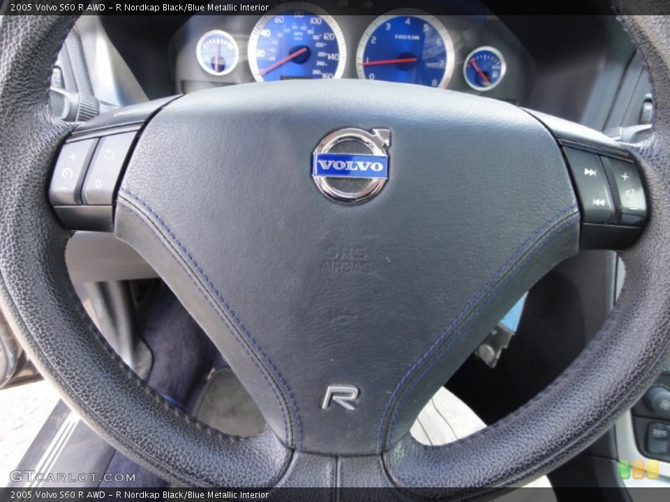 R Nordkap Black/Blue Metallic Interior Steering Wheel for the 2005 Volvo S60 R AWD #50795007
