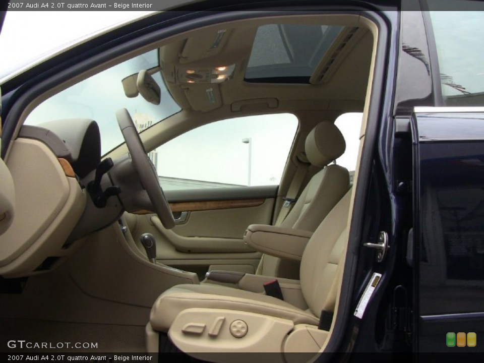 Beige Interior Photo for the 2007 Audi A4 2.0T quattro Avant #50795049