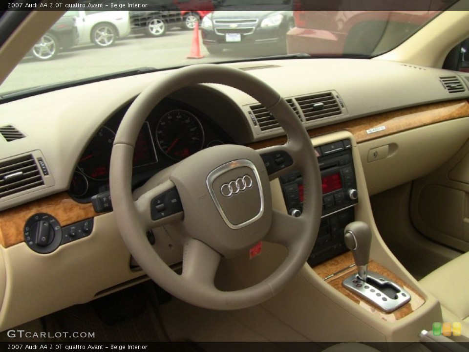 Beige Interior Dashboard for the 2007 Audi A4 2.0T quattro Avant #50795085