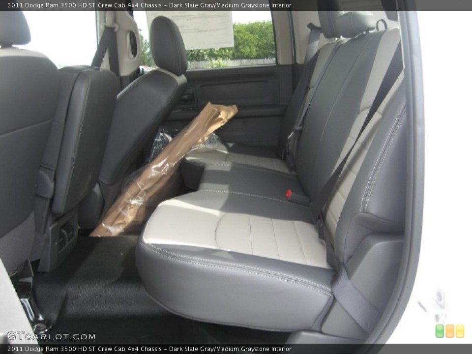 Dark Slate Gray/Medium Graystone Interior Photo for the 2011 Dodge Ram 3500 HD ST Crew Cab 4x4 Chassis #50795499