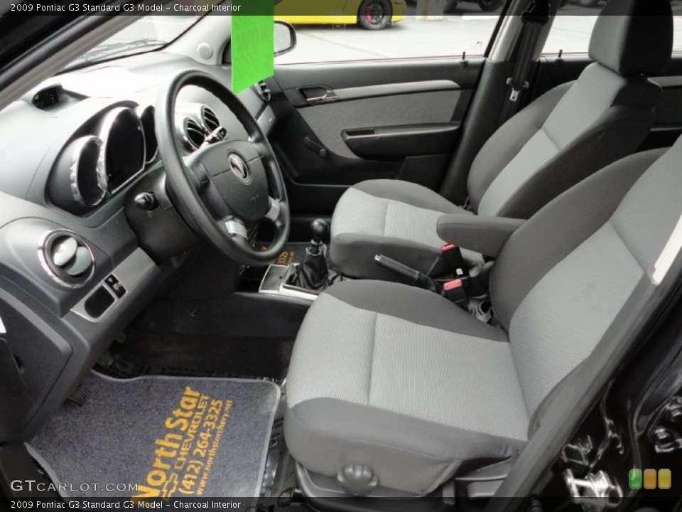 Charcoal Interior Photo for the 2009 Pontiac G3  #50795955