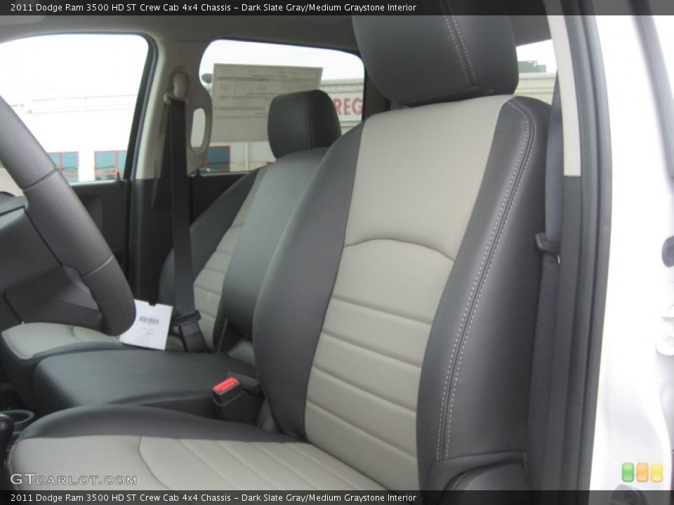 Dark Slate Gray/Medium Graystone Interior Photo for the 2011 Dodge Ram 3500 HD ST Crew Cab 4x4 Chassis #50796312