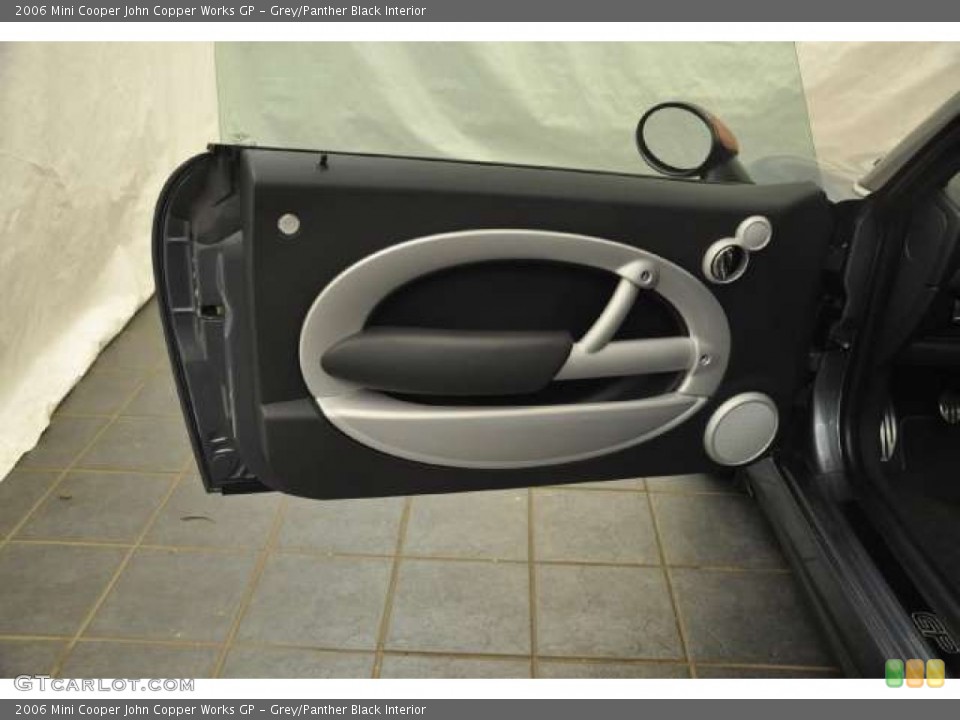 Grey/Panther Black Interior Door Panel for the 2006 Mini Cooper John Copper Works GP #50797044