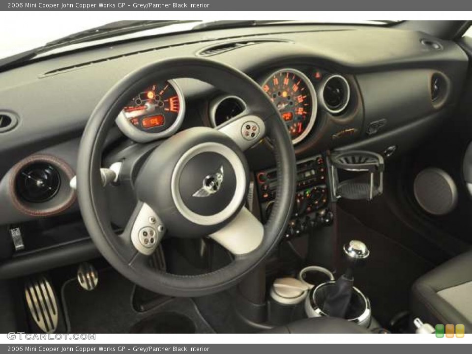 Grey/Panther Black Interior Dashboard for the 2006 Mini Cooper John Copper Works GP #50797098