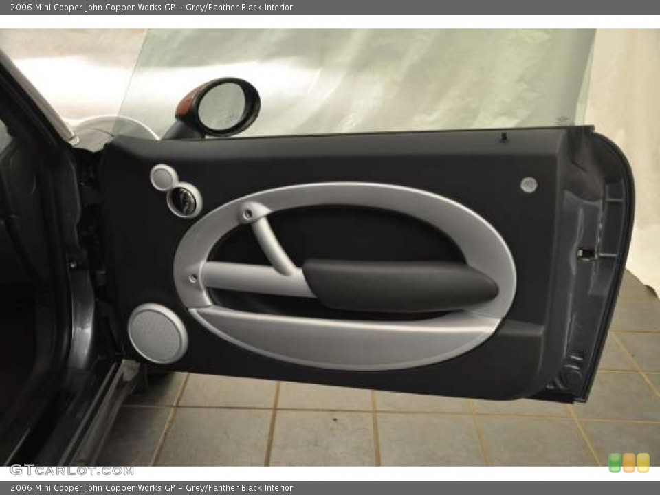 Grey/Panther Black Interior Door Panel for the 2006 Mini Cooper John Copper Works GP #50797113