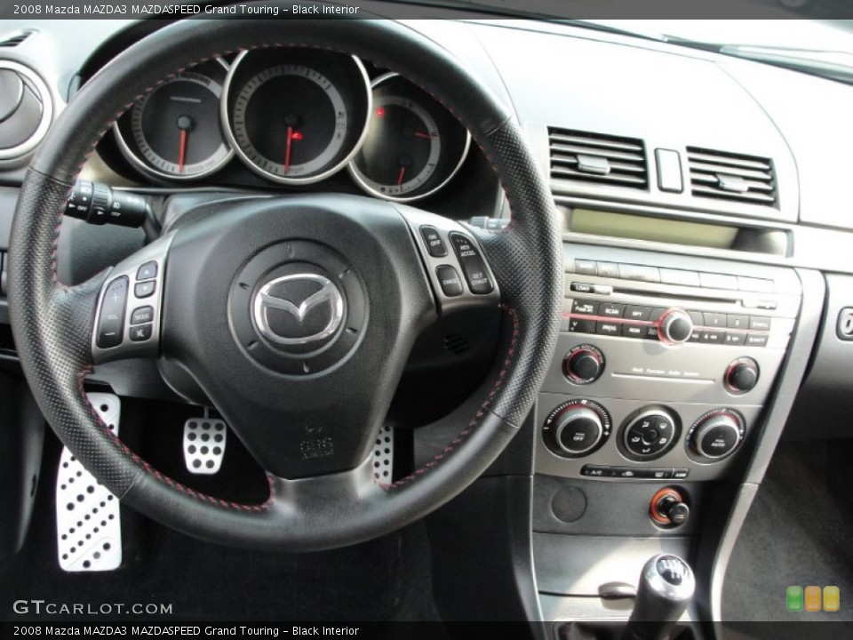 Black Interior Dashboard for the 2008 Mazda MAZDA3 MAZDASPEED Grand Touring #50797800