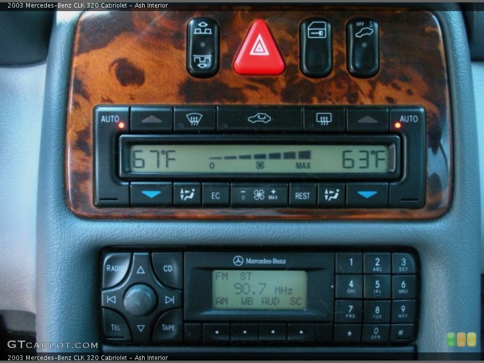 Ash Interior Controls for the 2003 Mercedes-Benz CLK 320 Cabriolet #50798028