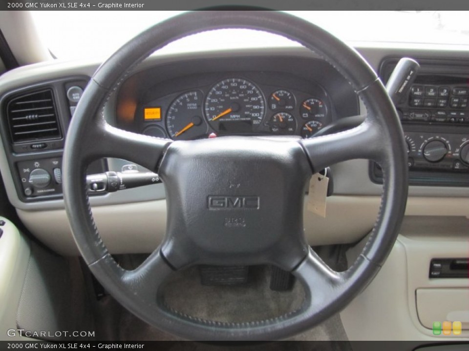 Graphite Interior Steering Wheel for the 2000 GMC Yukon XL SLE 4x4 #50798055
