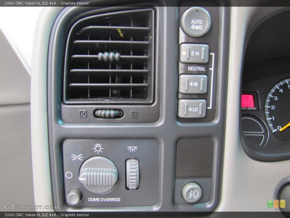 Graphite Interior Controls for the 2000 GMC Yukon XL SLE 4x4 #50798100