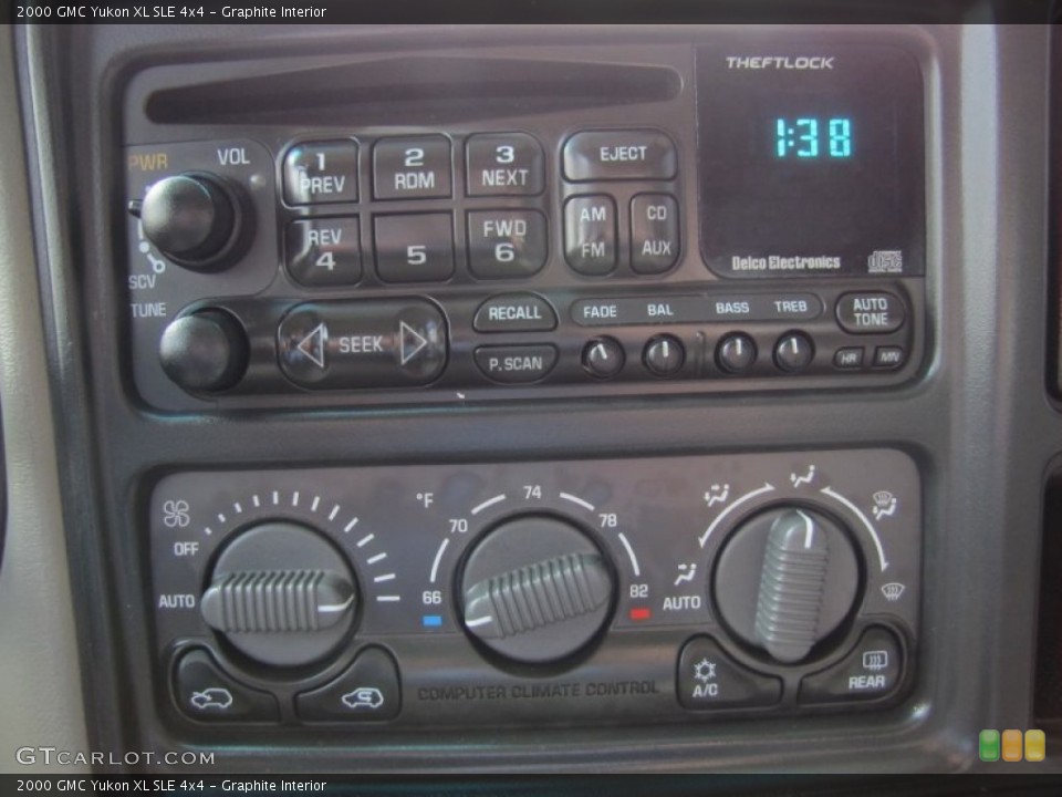 Graphite Interior Controls for the 2000 GMC Yukon XL SLE 4x4 #50798151