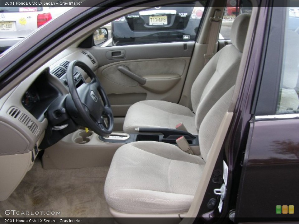 Gray Interior Photo for the 2001 Honda Civic LX Sedan #50798463