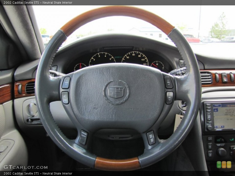 Neutral Shale Interior Steering Wheel for the 2002 Cadillac Seville STS #50799066