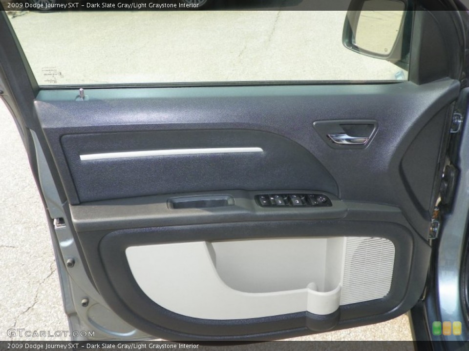 Dark Slate Gray/Light Graystone Interior Door Panel for the 2009 Dodge Journey SXT #50799348
