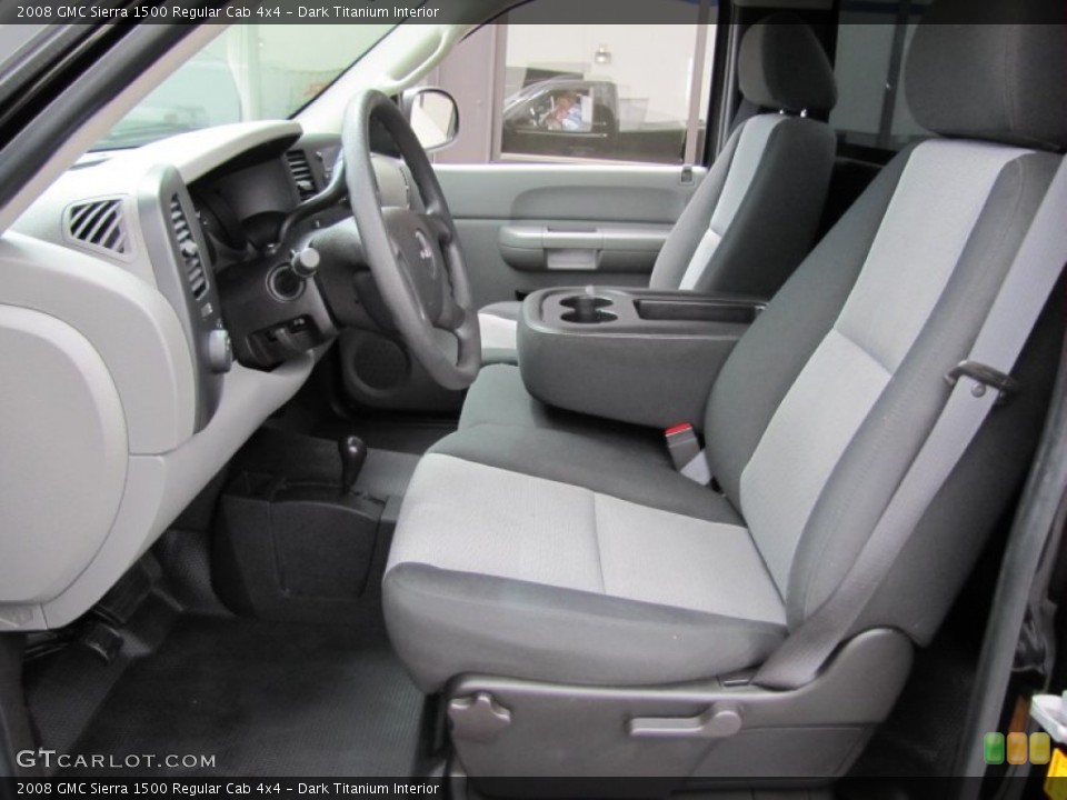Dark Titanium Interior Photo for the 2008 GMC Sierra 1500 Regular Cab 4x4 #50799549