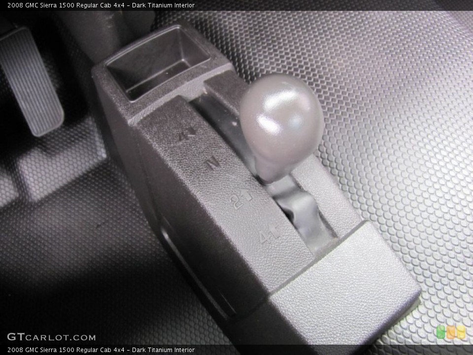Dark Titanium Interior Controls for the 2008 GMC Sierra 1500 Regular Cab 4x4 #50799690
