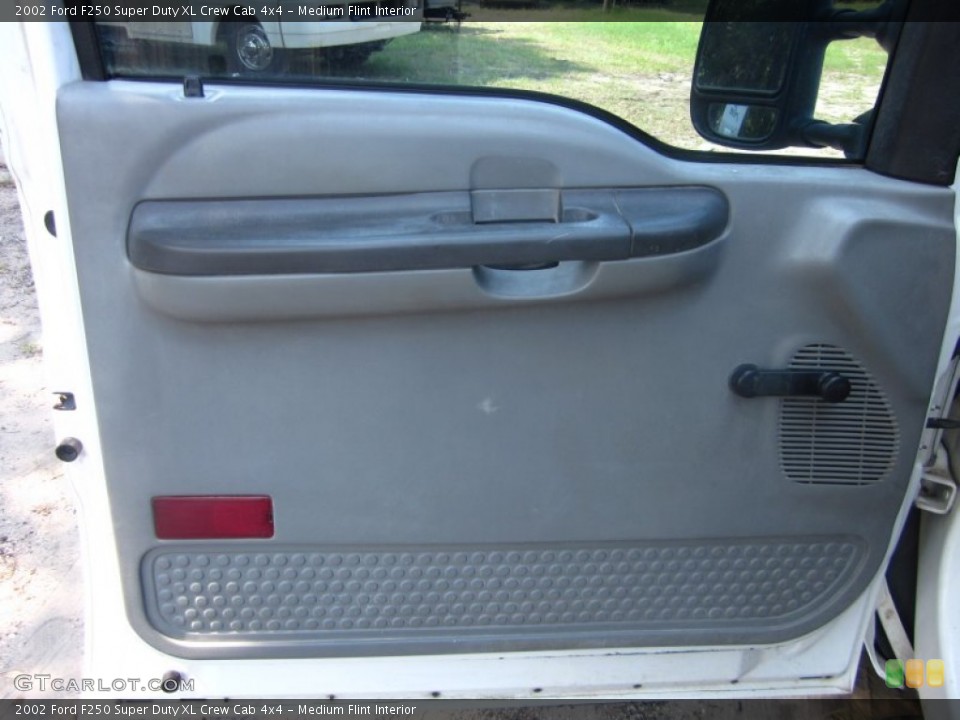 Medium Flint Interior Door Panel for the 2002 Ford F250 Super Duty XL Crew Cab 4x4 #50801766