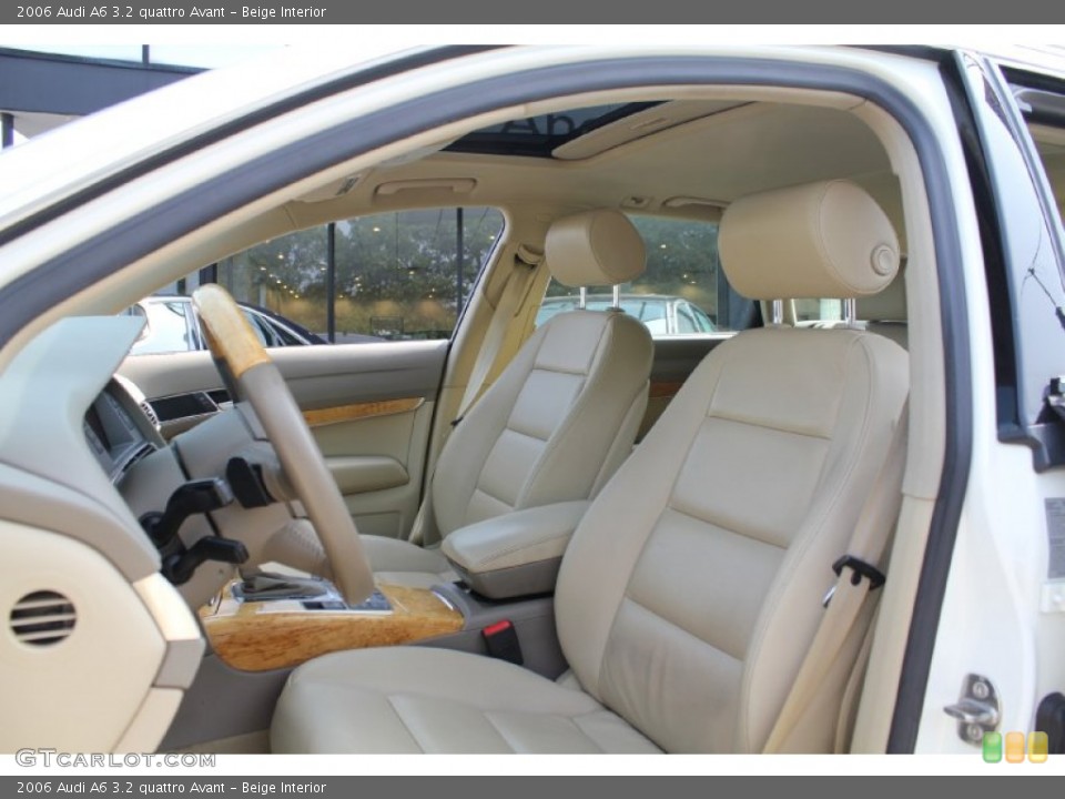 Beige Interior Photo for the 2006 Audi A6 3.2 quattro Avant #50802057