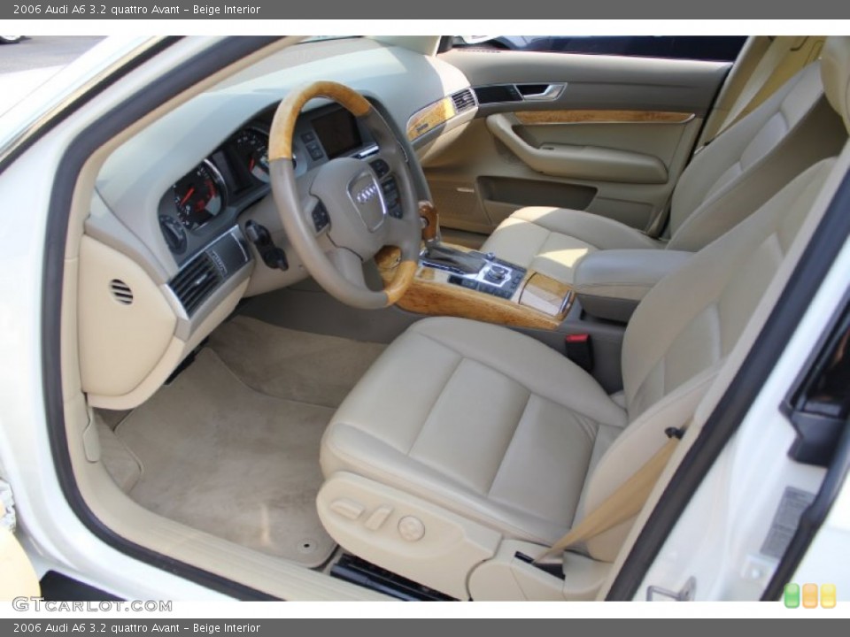 Beige Interior Photo for the 2006 Audi A6 3.2 quattro Avant #50802072