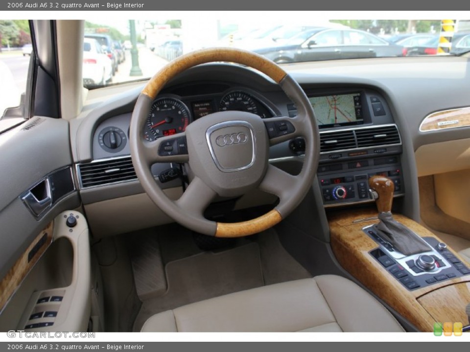 Beige Interior Dashboard for the 2006 Audi A6 3.2 quattro Avant #50802090