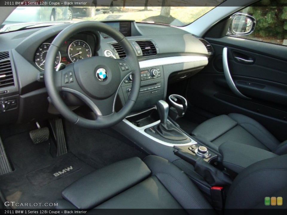 Black Interior Prime Interior for the 2011 BMW 1 Series 128i Coupe #50802171